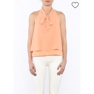 Tie neck bishop and young top